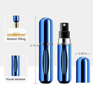<strong>Perfume</strong> Spray Bottle <strong>5ml</strong> Travel Pocket Parfum Gift Reusable <strong>Empty</strong> Mini Bottom Refillable Aluminum <strong>Atomizer</strong> - Product Image 2