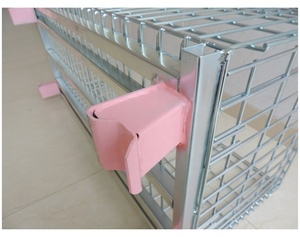 Almacén de alambre de malla de acero metálico, jaula de almacenamiento de apilamiento logístico, caja de transporte, cesta, contenedor para carga ligera - Product Image 2