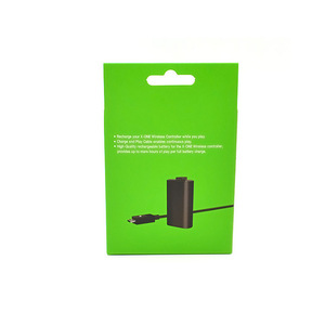 GoodCrane ชุดแบตเตอรี่ 600mAh เต็มรูปแบบพร้อมตัวควบคุมสายเคเบิลยาว 2.75 เมตรชุดแบตเตอรี่ 2 ใน 1 สําหรับ Xbox One - Product Image 2