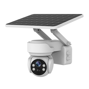 3MP 4G PTZ <strong>2</strong> <strong>Way</strong> Audio <strong>Intercom</strong> Solar Power Cctv Camera <strong>System</strong> Outdoor <strong>Wireless</strong> Solar Cctv Camera with Sim Card - Product Image 1
