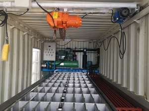 Industria de diseño en contenedores Máquina para hacer bloques de hielo de 1 tonelada Máquina para hacer bloques de hielo de 5 10 toneladas