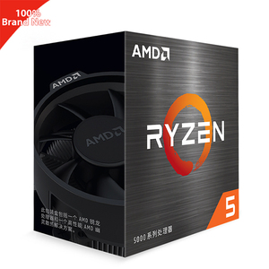 100% 新しいBOX AMD R5 55006コア12スレッドゲーミングCPUスクラップ3.6GHzゲーマーコンピューターマザーボードプロセッサーCpus AMD R5 5500 CPU - Product Image 1
