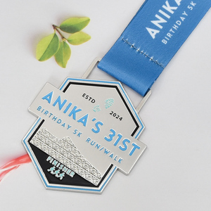 Benutzer definierte personal isierte Marathon-Lauf medaillen Taekwondo Jujitsu Sports Award Metall medaille für Vereine und Bildung - Product Image 4