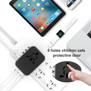 <strong>Multi</strong> <strong>Plug</strong> <strong>EU</strong> AU US UK 4usb Power Socket Type c 5.6a <strong>Output</strong> Quick Charger Universal Charger - Product Image 5