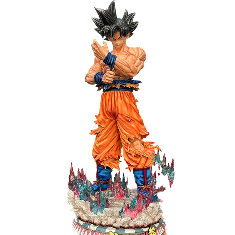 Modello di argilla personalizzato modello di stampa 3D Seven Dragon Ball Goku Anime Resin Goku Statue Dragon Ball Z Dragon Ball Figure Vegeta