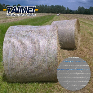 Rete di ordito della balla dell'involucro della rete della balla del fieno dell'insilato della paglia della maglia di plastica di agricoltura per l'azienda agricola