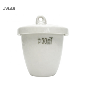 Oem phòng thí nghiệm hóa chất sứ nồi nấu kim loại bình 25/30/50/70ml năng lực với nắp che linh hoạt kích thước cho phòng thí nghiệm sử dụng - Product Image 2