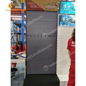 Vendita al dettaglio negozi scaffali hardware strumenti del banco di mostra rack display stand rack con ganci - Product Image 3