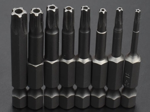 Fabrika fiyat OEM yüksek kalite 1/4 "Hex Shank S2 çelik manyetik güvenlik sabotaj geçirmez yıldız 6 nokta tornavida kiti araçları - Product Image 3