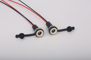 IP68防水DC-099電源ソケットコネクタ5.5x2.1mmネジ付きパネル取り付け電源ジャック (ワイヤー付き) - Product Image 6