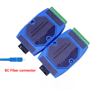 Un par RS485 a módem de fibra óptica puerto serie a módulo transceptor SC modo único RS422 RS232 Adaptador convertidor óptico - Product Image 3