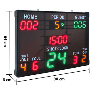 Teetie CP43 Varsity ginnasio facile da usare tabellone segnapunti da basket Timer per ogni livello di gioco - Product Image 4