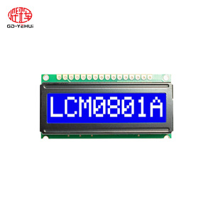 YHBC0801A <strong>Module</strong> Blue/Green Screen 8x1 <strong>Character</strong> <strong>LCD</strong> <strong>Display</strong> <strong>Module</strong> 0801 5.0V or 3.3V STN FSTN Liquid Crystal <strong>Display</strong> - Product Image 4