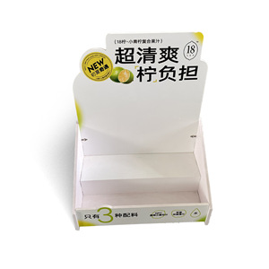 Tùy chỉnh bán lẻ kẹo Snack Giấy Giá carton bảng đứng hiển thị PDQ hộp 3 Tier <span class=keywords><strong>Pop</strong></span> Mart giấy các tông dược hiển thị đứng - Product Image 3