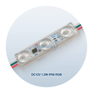 IP68デジタルライトカラフルな点滅フルカラーRGB LEDモジュールDC 12V広告レターサイン用 - Product Image 1