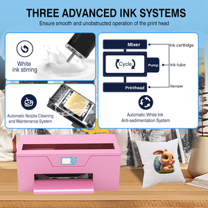 Erasmart Dtf <strong>Printer</strong> Any Fabric Printing Dual Xp600 A2 A3 Dtf <strong>Printer</strong> Printing Machine 60cm with Shaker Powder Machine - Product Image 3