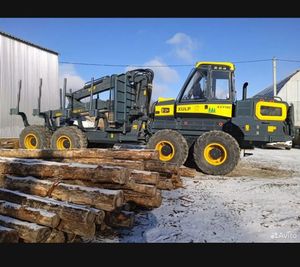 XUVOL Maquinaria forestal Skidder Log Forwarding Carga Descarga Pluma telescópica y Rotary Log Grapple Forwarder forestal