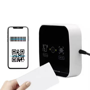 スマートNFC ID ICカードリーダー125Khz 1D 2D QRコードスキャンRFID QRコードリーダー非接触USBインターフェイスデスクトップカードリーダー - Product Image 1