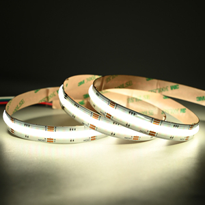 5 pines 12mm DC24V Flexible FOB COB RGBWW tira de luz Led COB840LEDs RGBW tira de luz LED con Control de voz cuerpo de cobre - Product Image 4