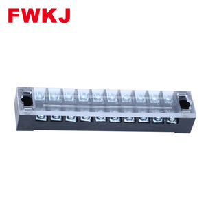Hot Sale <strong>Fixed</strong> <strong>Terminal</strong> <strong>Block</strong> 10P 15A/600V Din Rail Wire Connectors Screw Strip Copper Barrier <strong>Terminal</strong> <strong>Blocks</strong> TB <strong>Terminal</strong> <strong>Block</strong> - Product Image 3