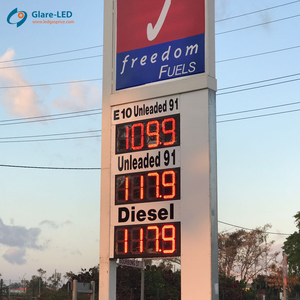 ディーゼルライトボックス付き7セグメント看板ガソリンスタンドガソリン価格LED看板 - Product Image 6