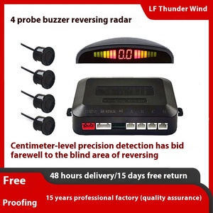 Factory Direct <strong>4</strong>-<strong>Sensor</strong> Universal Car Reversing Radar LED Display Crescent Beep Precise Distance Reporting <strong>Reverse</strong> Waterproof