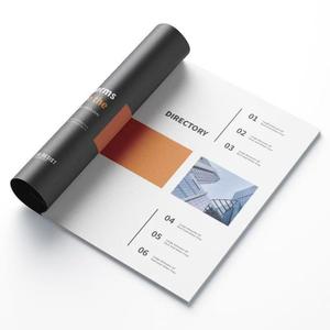 Customized Three-Fold Color Page Printing <strong>Book</strong> for Instruction Manual Advertising Brochure <strong>Contract</strong> Magazine Personal Portfolio - Product Image 1