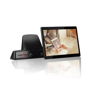 Terminal POS Android OEM de 10 pulgadas con soporte de carga Tableta de restaurante Android 9,0 con procesador MTK e impresora - Product Image 1