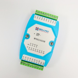 WP8024ADAM 8DI 4RO PLCデジタル入力リレー出力モジュールオプトカプラ絶縁RS485 MODBUS RTU通信 - Product Image 4