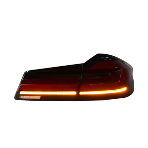 18-20 yıl BMW 5 serisi G30 G38 kuyruk işık meclisi için modifiye 21 yıl yeni G30 LCI füme siyah LED arka lambası - Product Image 3