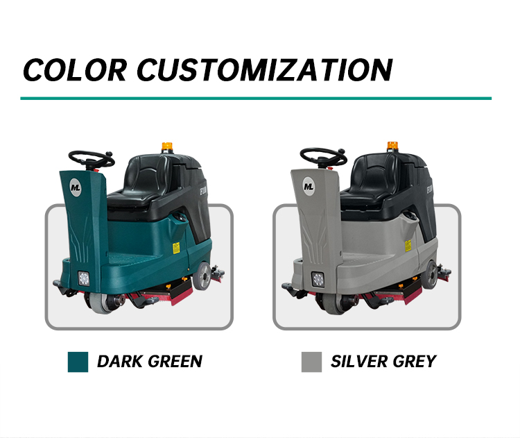 110L Electric Double Disc Commercial Marble Floor Cleaning Equipment Vacuum Scrubber Machine Floor Scrubber