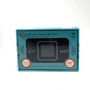T-elek 3000毫安时电池口袋无线路由器5G 2.4G wi-fi无限互联网户外使用有线数据sim卡插槽 - Product Image 4