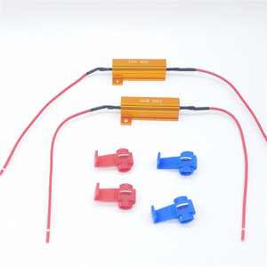 12V LED uyarı ışığı iptal yük direnci decode 50W 6RJ araba dönüş sinyal ışıkları Fix hata Canbus yük direnci - Product Image 1