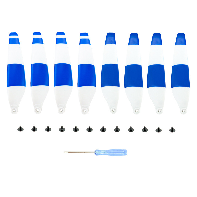 Deux paires de rayures bleues bicolores