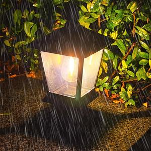 Tungsten năng lượng mặt trời bài Đèn Ngoài Trời LED chiếu sáng đường phố cột năng lượng mặt trời Powered trụ cột đèn - Product Image 3