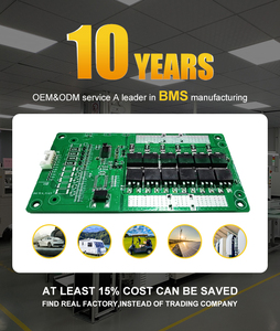 Fabrika 1S 10A BMS 18650 Li-ion Lipo lityum pil koruma devre modülü PCB PCM BMS - Product Image 5