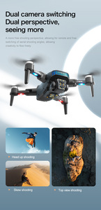 XT505全球定位系统无人机，带双4k高清摄像机广角5G WIFI FPV光流无刷折叠式四轴飞行器遥控四轴飞行器无人机 - Product Image 4