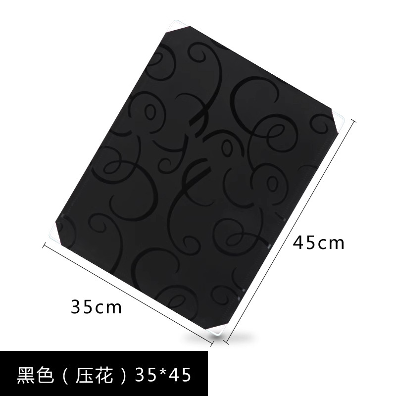 Black embossed pattern, 35*45cm