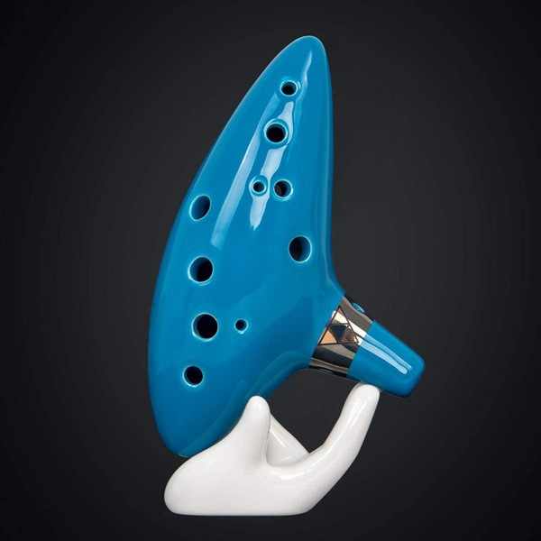 Dijual Pabrik Keramik Mainan Kustom Nada C Seruling Ocarina Instrumen Musik Pelajar Pemula Ocarina untuk Dijual