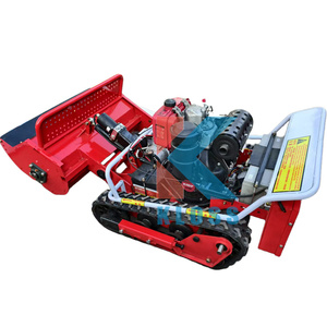 Mini Rc Robot Lawn Mower With Snow Plow Attachments <strong>EPA</strong> Automatic Agriculture Rubber Tracks Grass <strong>Cutter</strong> - Product Image 3
