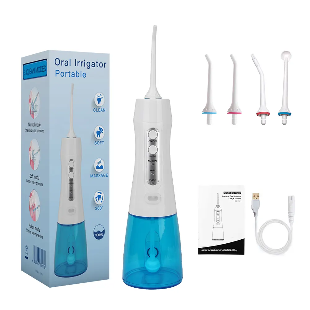 IPX7 Electric Teeth Cleaning Portable Waterproof Water Flosser Dental Irrigator Water FlosserFor Home Travel