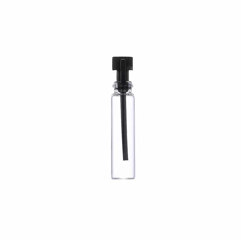 Clear bottle with black pump