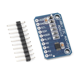 ADS1115 16-Bit-I2C-Modul Präzisions-ADC 4-Kanal-Entwicklungsplatine Pro Gain-Verstärker 2,0 V bis 5,5 V.