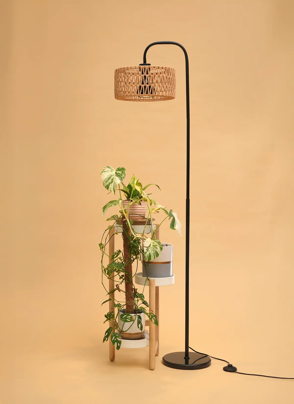 Lampadaire noir