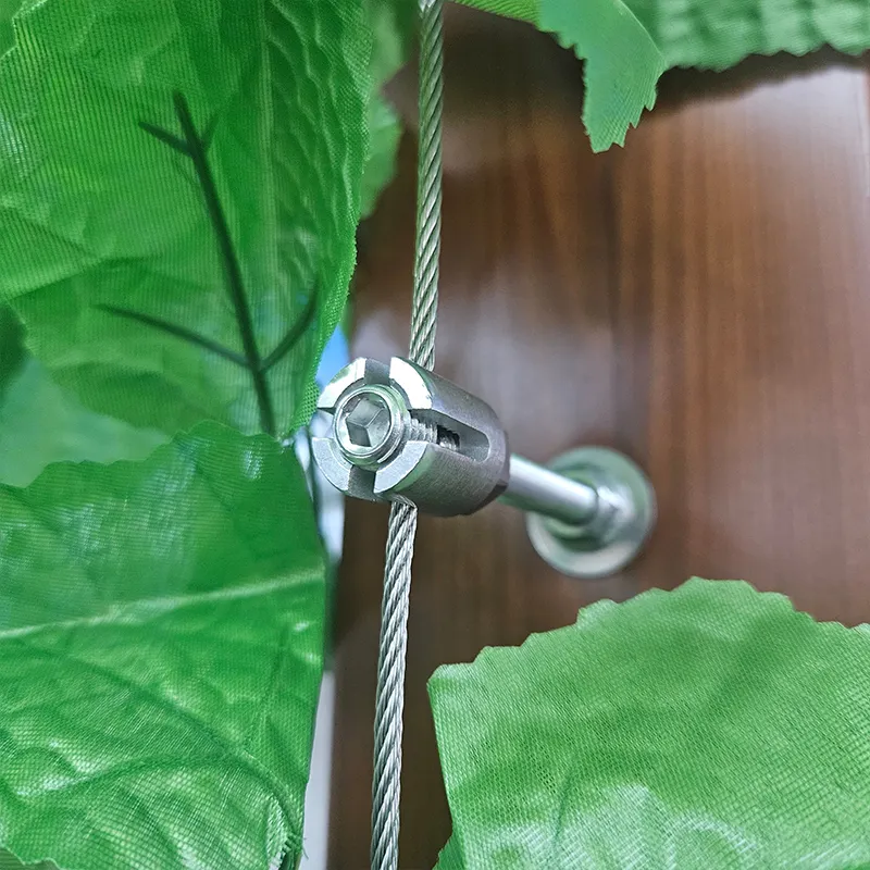 3 to 5 mm Green Wall Cable Hubs Stainless Steel Green Wall Hub Bracket Wire Trellis Tension For Fence Climbing Plants