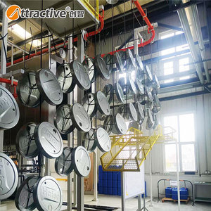 AttractiveChina sistema di trasporto aereo personalizzato per riscaldamento automatico di acqua in polvere rivestimento PLC Core Painting attrezzature - Product Image 2
