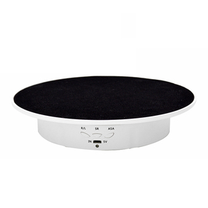 Mesa de exhibición giratoria eléctrica de 3 velocidades, soporte de alta calidad para fotografía, espejo de ante, ajustable, 20cm - Product Image 1