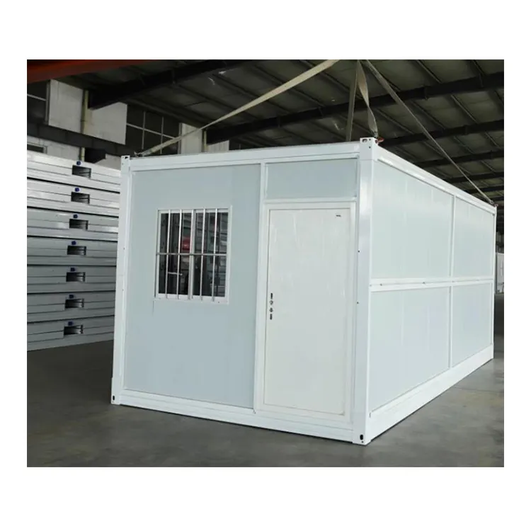 Hot Sale Functional Prefab Construction Site Easy Double Wings Folding Assemble Storage Container House