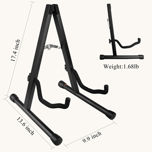 Cello-Ständer Klappbarer hölzerner Cello-Ständer, A-Form, vollständig zusammen gebaut-für Schulmusik programme, Konzerte und mehrere Benutzer, schwarz - Product Image 3