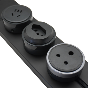 VNXソケットトラックソケット丸型埋め込みレールアウトレット5ピンユニバーサルソケット - Product Image 3